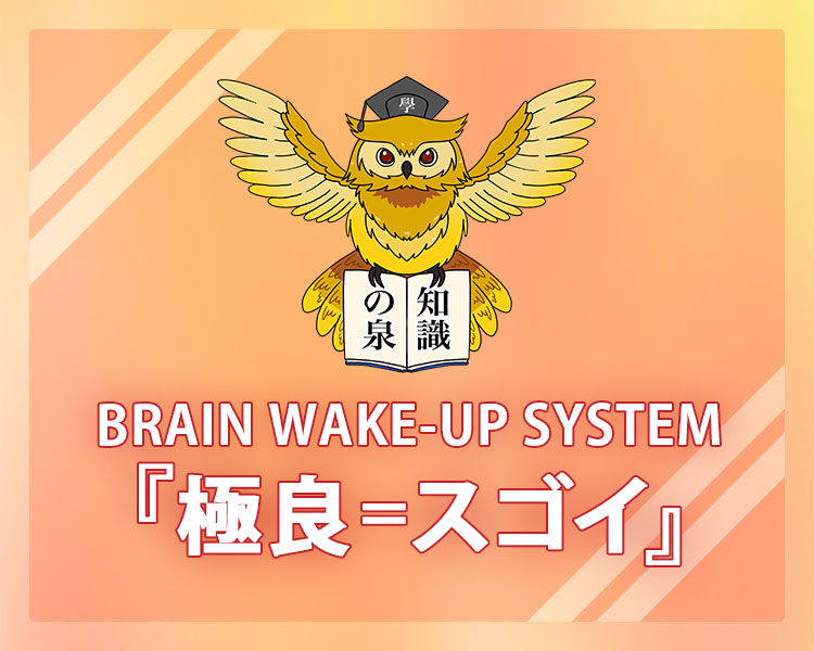 BRAIN WAKE-UP SYSTEM『極良＝スゴイ』